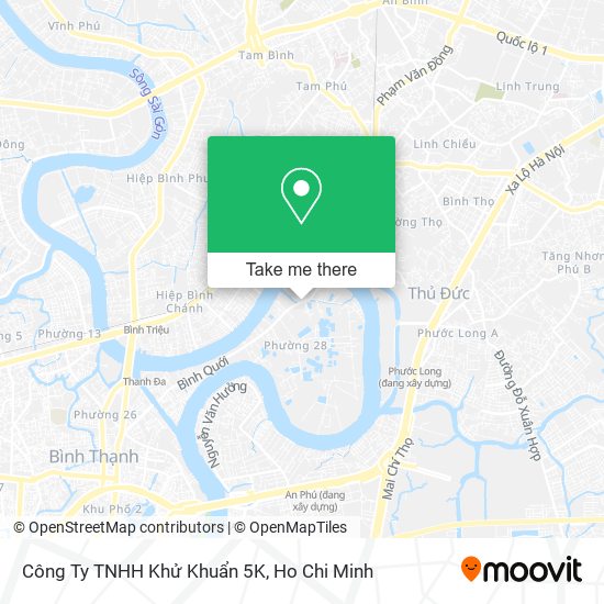 Công Ty TNHH Khử Khuẩn 5K map