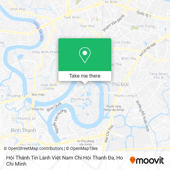 Hội Thánh Tin Lành Việt Nam Chi Hội Thanh Đa map