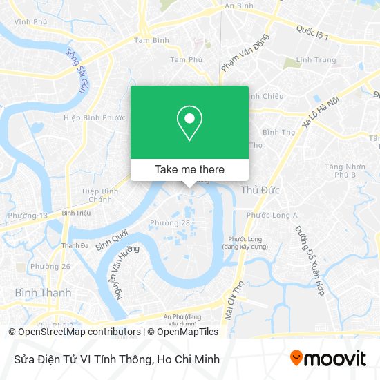 Sửa Điện Tử VI Tính Thông map