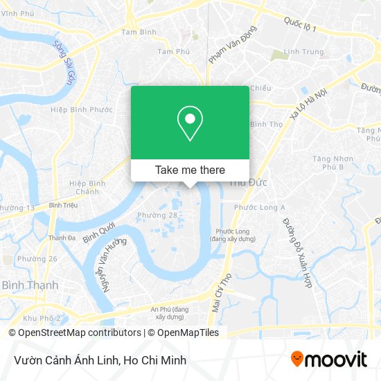 Vườn Cảnh Ánh Linh map