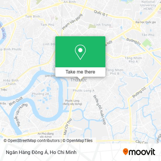 Ngân Hàng Đông Á map