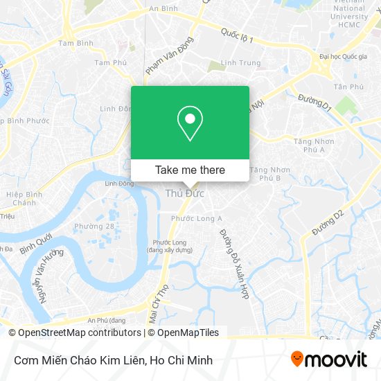 Cơm Miến Cháo Kim Liên map