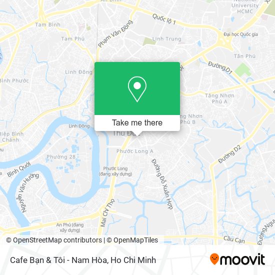 Cafe Bạn & Tôi - Nam Hòa map