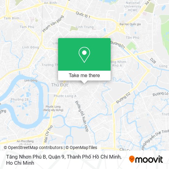 Tăng Nhơn Phú B, Quận 9, Thành Phố Hồ Chí Minh map