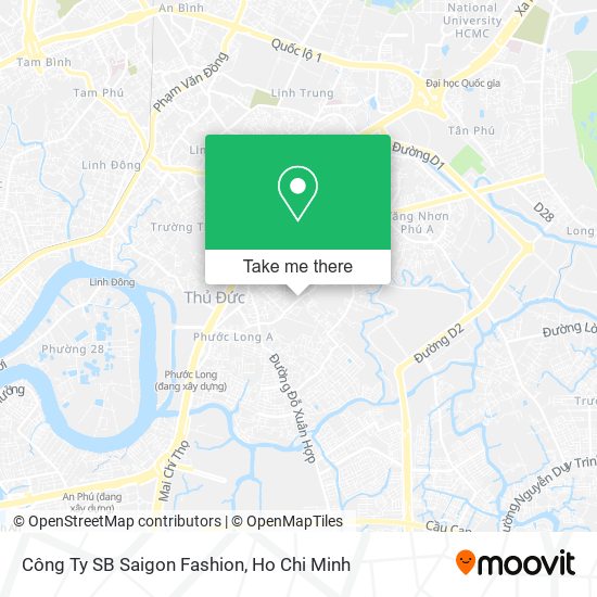 Công Ty SB Saigon Fashion map