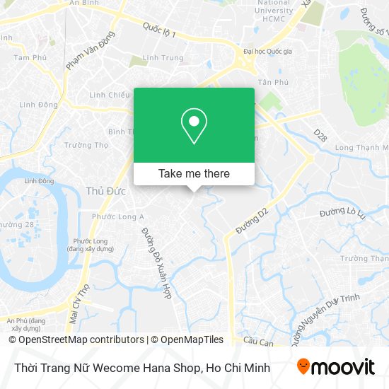 Thời Trang Nữ Wecome Hana Shop map