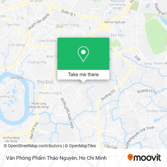 Văn Phòng Phẩm Thảo Nguyên map