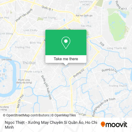 Ngọc Thiệt - Xưởng May Chuyên Sỉ Quần Áo map