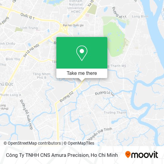 Công Ty TNHH CNS Amura Precision map