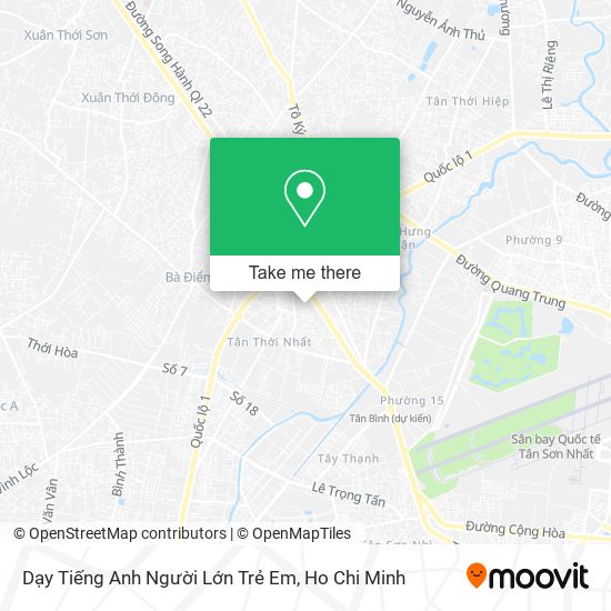 Dạy Tiếng Anh Người Lớn Trẻ Em map