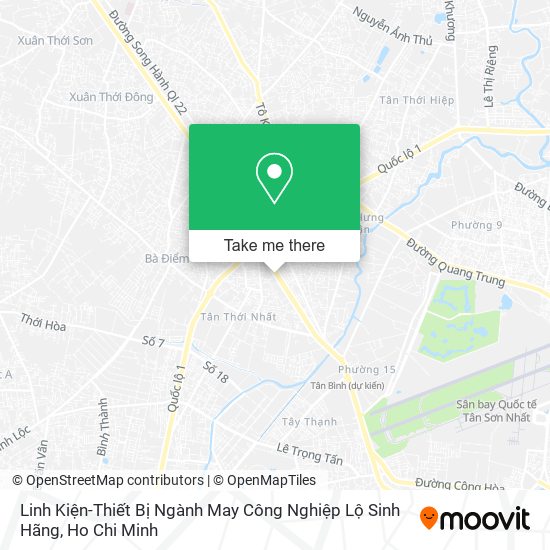 Linh Kiện-Thiết Bị Ngành May Công Nghiệp Lộ Sinh Hãng map