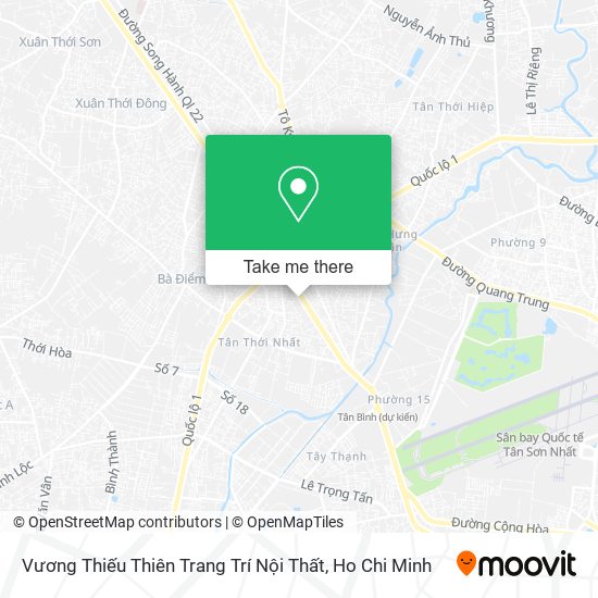 Vương Thiếu Thiên Trang Trí Nội Thất map