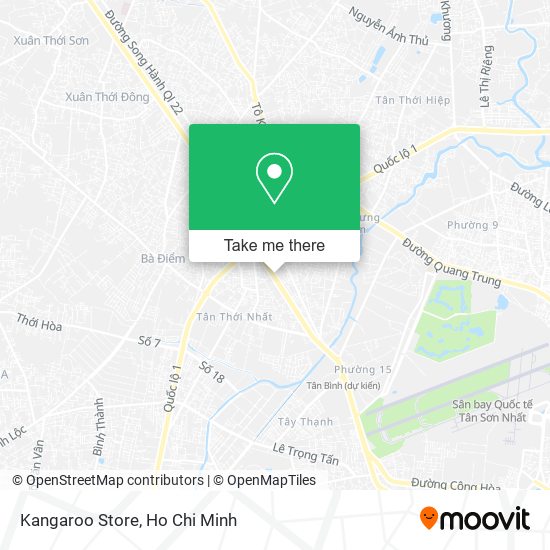 Kangaroo Store map