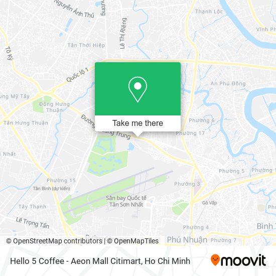 Hello 5 Coffee - Aeon Mall Citimart map