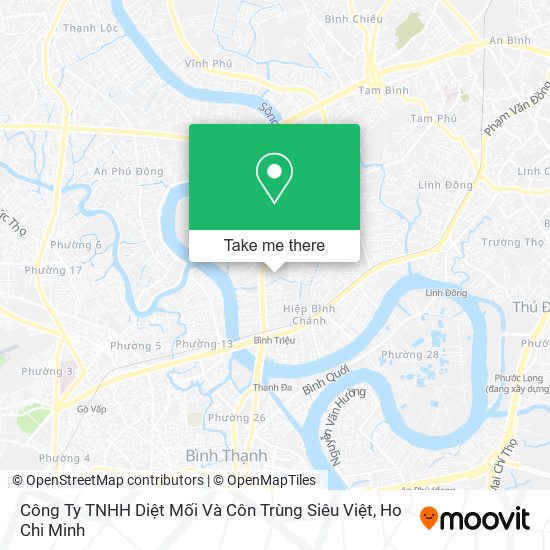 Công Ty TNHH Diệt Mối Và Côn Trùng Siêu Việt map