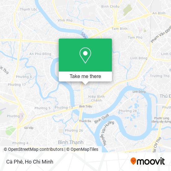Cà Phê map