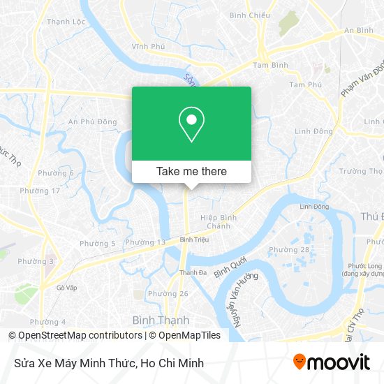 Sửa Xe Máy Minh Thức map