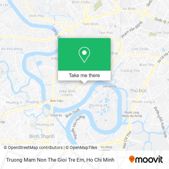 Truong Mam Non The Gioi Tre Em map