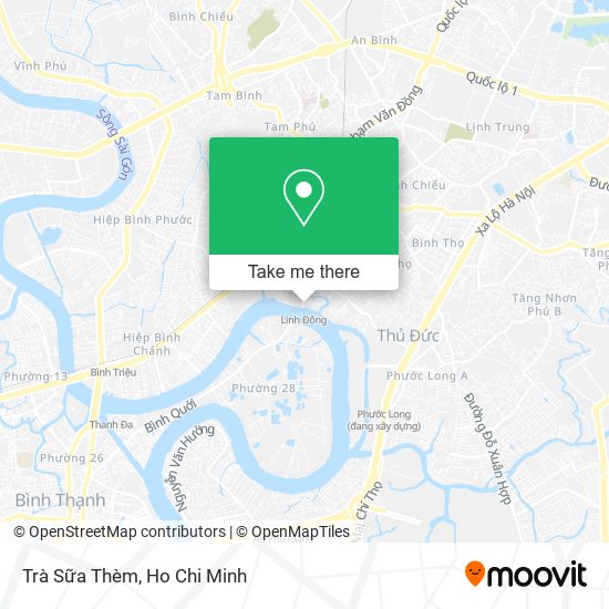 Trà Sữa Thèm map