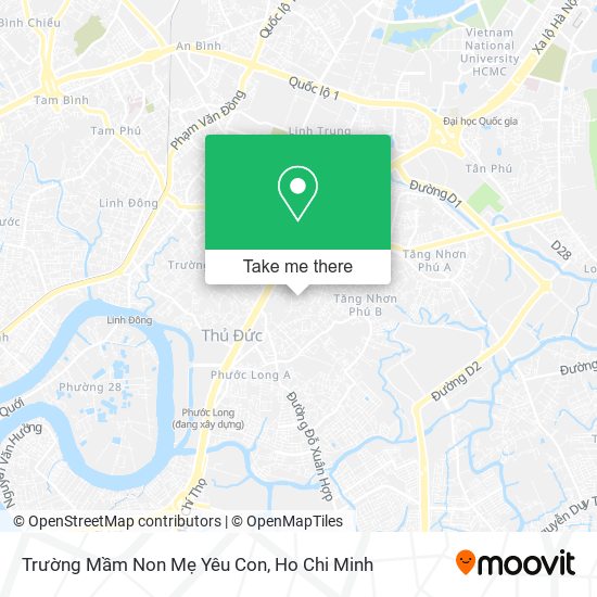 Trường Mầm Non Mẹ Yêu Con map