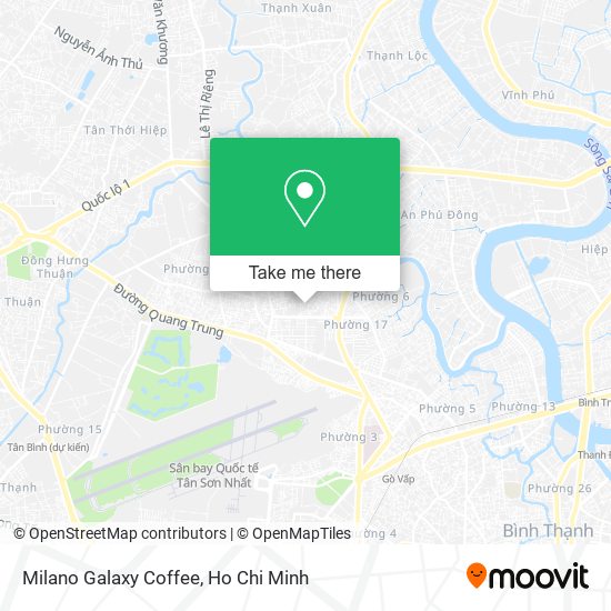 Milano Galaxy Coffee map