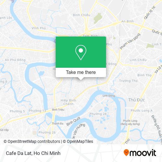 Cafe Da Lat map