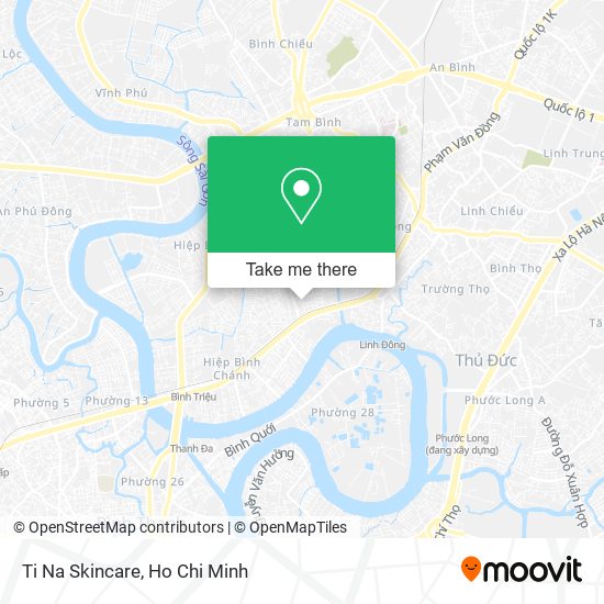 Ti Na Skincare map