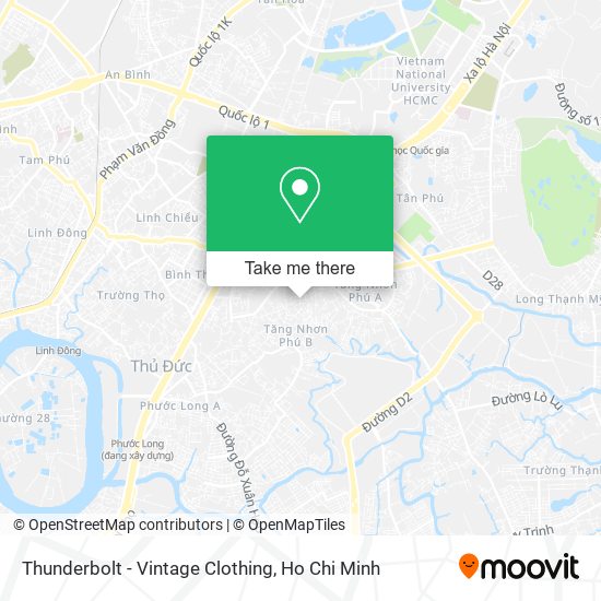 Thunderbolt - Vintage Clothing map