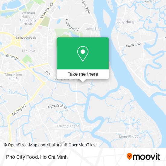 Phở City Food map