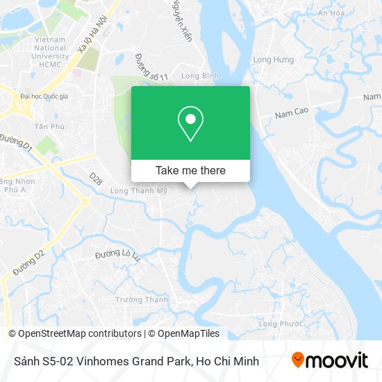 Sảnh S5-02 Vinhomes Grand Park map