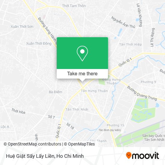 Huệ Giặt Sấy Lấy Liền map