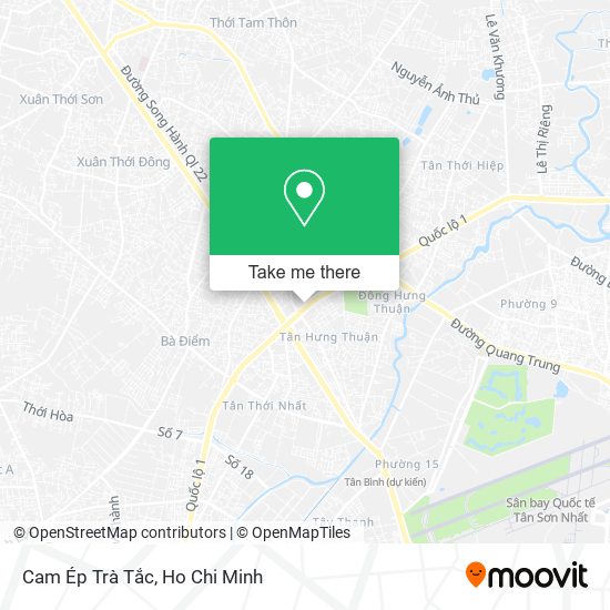 Cam Ép Trà Tắc map