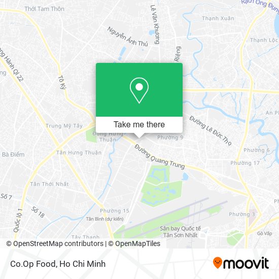 Co.Op Food map