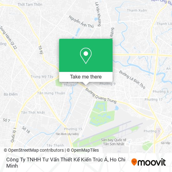 Công Ty TNHH Tư Vấn Thiết Kế Kiến Trúc Á map