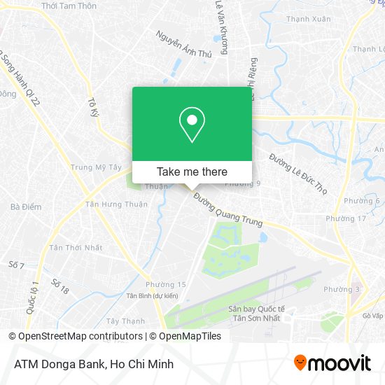 ATM Donga Bank map