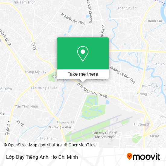 Lớp Dạy Tiếng Anh map