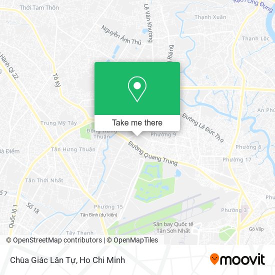 Chùa Giác Lân Tự map