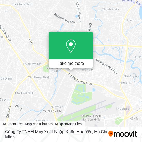 Công Ty TNHH May Xuất Nhập Khẩu Hoa Yên map