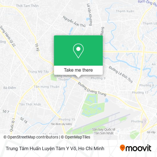 Trung Tâm Huấn Luyện Tâm Y Võ map