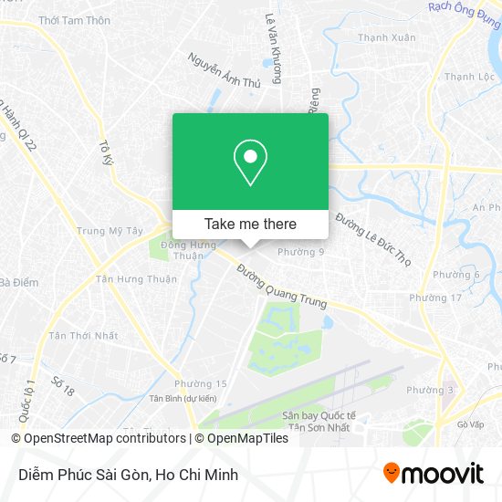 Diễm Phúc Sài Gòn map