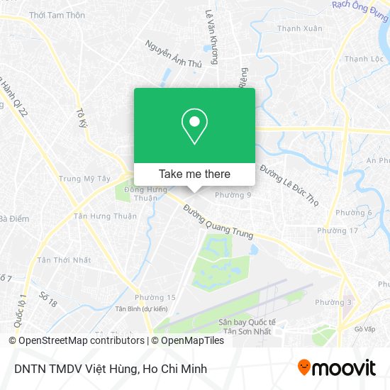 DNTN TMDV Việt Hùng map