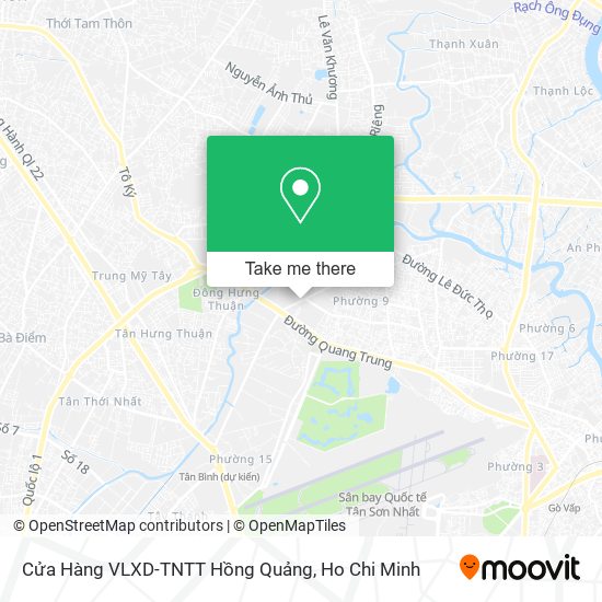 Cửa Hàng VLXD-TNTT Hồng Quảng map