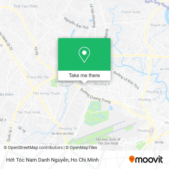 Hớt Tóc Nam Danh Nguyễn map