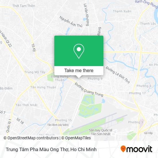 Trung Tâm Pha Màu Ong Thợ map