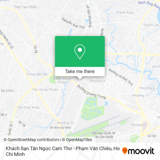 Khách Sạn Tân Ngọc Cam Thơ - Phạm Văn Chiêu map