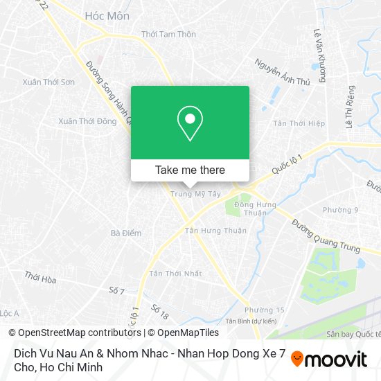 Dich Vu Nau An & Nhom Nhac - Nhan Hop Dong Xe 7 Cho map