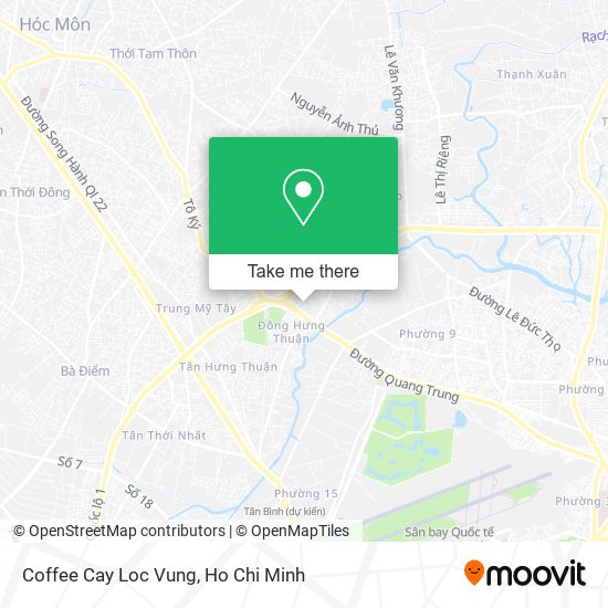 Coffee Cay Loc Vung map