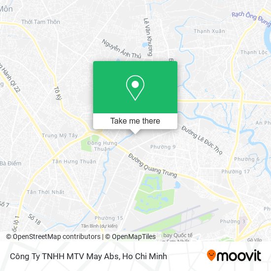 Công Ty TNHH MTV May Abs map