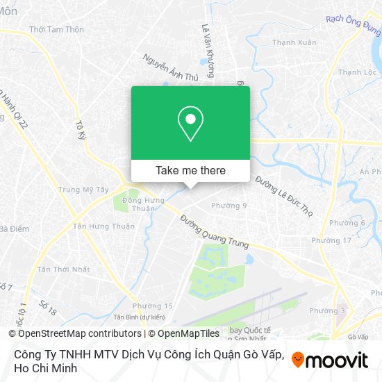 Công Ty TNHH MTV Dịch Vụ Công Ích Quận Gò Vấp map