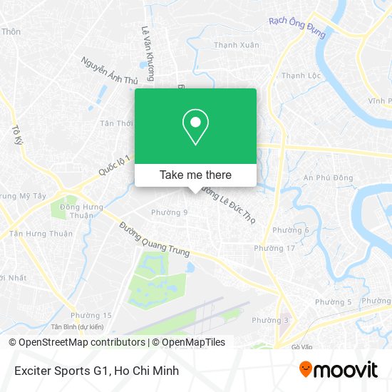 Exciter Sports G1 map